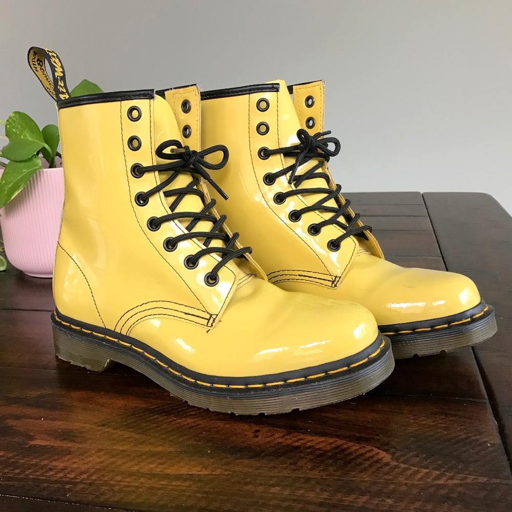 Dr. Martens 1460 Patent Leather Combat Boots